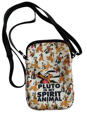 DISNEY Pluto Crossbody Bag - Orange, Black, Green